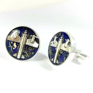 Spinki do mankietów i krawatów - SPINKI do mankietów - AIR FORCE - miniaturka - grafika 1