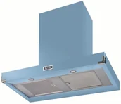 Okapy kuchenne - Falcon Contemporary 90 Chiński błękit szczotkowany nikiel - miniaturka - grafika 1