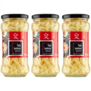 House of Asia Pędy bambusa Zestaw 3 x 330 g - Warzywa w marynacie - miniaturka - grafika 1