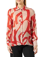 Bluzki damskie - bugatti Damska W3595-60441 bluzka, czerwony-950, Sandard, Czerwony-950 - miniaturka - grafika 1