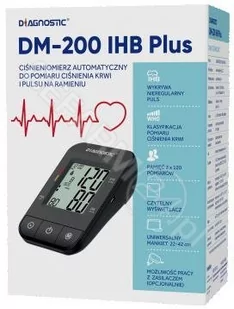 Diagnosis Ciśnieniomierz automatyczny Diagnostic DM-200 IHB plus + zasilacz GRATIS ! | DARMOWA DOSTAWA OD 199 PLN! - Ciśnieniomierze i akcesoria - miniaturka - grafika 1