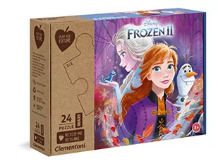 Clementoni Puzzle 24 Maxi Play for Future Frozen 2 - Puzzle - miniaturka - grafika 2