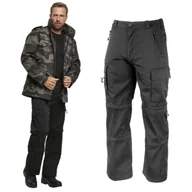 Odzież taktyczna i umundurowanie - Spodnie BRANDIT Savannah Black - miniaturka - grafika 1