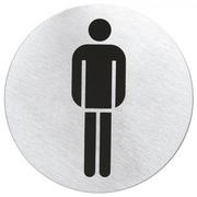 Akcesoria do wc - Blomus Szyld do WC męskiej okrągły Signo 68141 - miniaturka - grafika 1