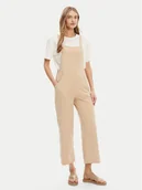 Spodnie damskie - Billabong Ogrodniczki ABJWD00686 Beżowy Regular Fit - miniaturka - grafika 1