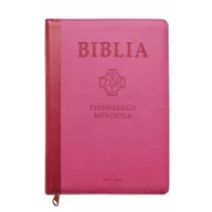 Religia i religioznawstwo - Biblia pierwszego Kościoła różowa z paginatorami - miniaturka - grafika 1