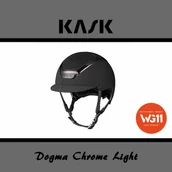 Kaski do jazdy konnej - Kask Sport Kask Dogma Chrome Light WG11 - KASK - czarny - roz. 53-56 - miniaturka - grafika 1