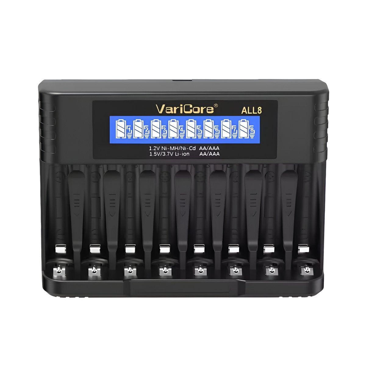 Uniwersalna Ładowarka VariCore ALL8 do Baterii Ni-MH AA AAA Li-ion 14500
