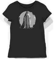 Koszulki i topy damskie - Koszulka damska czarna z motywem średniowiecznego mnicha L - miniaturka - grafika 1