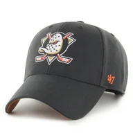 Czapki męskie - Czapka z daszkiem 47 Brand NHL Anaheim Ducks Ballpark Snap 47 MVP H-BLPMS25WBP Czarny - miniaturka - grafika 1