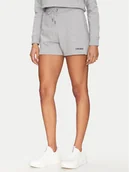 Spodenki damskie - Guess Jeans Szorty sportowe W5GD0O K68I4 Szary Relaxed Fit - miniaturka - grafika 1