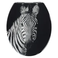 Deski sedesowe - Deska sedesowa wolnoopadająca 37,5 x 45 cm Zebra – Allstar - miniaturka - grafika 1