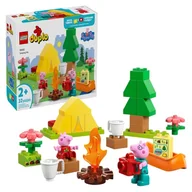 Klocki - Lego Duplo Klocki Świnka Peppa Wyprawa Na Biwak Zestaw 32 El. 2+ - miniaturka - grafika 1