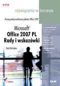 Aplikacje biurowe - Microsoft Office 2007 PL. Rady i wskazówki. Rozwiązania w biznesie - miniaturka - grafika 1