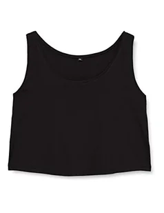 Build Your Brand Womens Ladies Oversized Tanktop T-Shirt, czarny, 4XL - Koszulki i topy damskie - miniaturka - grafika 1