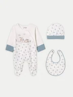 Komplety dla niemowląt - Mayoral Komplet dziecięcy 9516 Biały - miniaturka - grafika 1