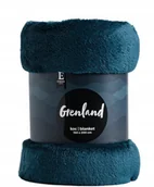 Koce - Gruby, puszysty koc 150x200 cm niebieski / morski - miniaturka - grafika 1