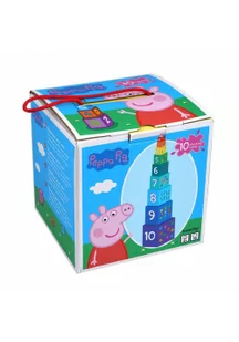 Wieża Kartonowa Piramida Świnka Peppa 10 klocków - Rolnictwo i przemysł Wieża Kartonowa Piramida Świnka Peppa 10 klocków - Rolnictwo i przemysł - miniaturka - grafika 1