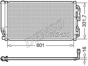 Skraplacz, klimatyzacja Denso DCN05035 - Akcesoria do klimatyzacji i ogrzewania - miniaturka - grafika 1