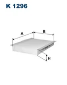 Filtry kabinowe - FILTRON Filtr kabinowy K1296 - miniaturka - grafika 1