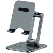 Pozostałe akcesoria do telefonów - Baseus Podstawka stojak uchwyt Biaxial na telefon szara - miniaturka - grafika 1