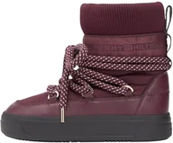 Śniegowce damskie - Tommy Hilfiger Damskie śniegowce wodoodporne FW0FW09260 buty outdoorowe, czerwone (Marzemino), 39, Czerwony Marzemino, 39 EU - miniaturka - grafika 1