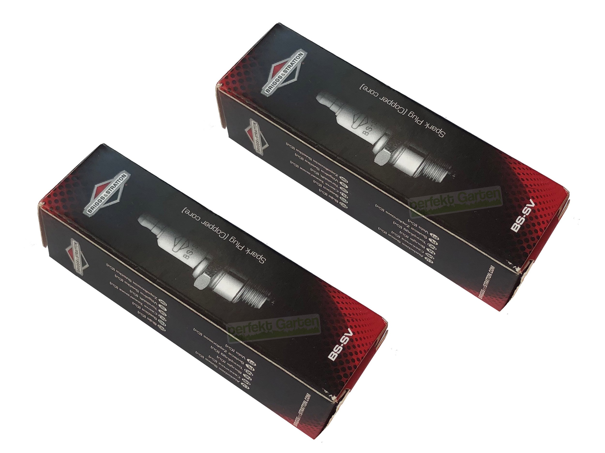 2X Świeca zapłonowa Briggs & Stratton BS-SV 992300 992300C 802592S BS19LM 992040 RJ19LM