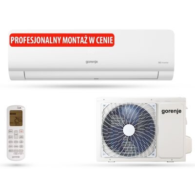 GORENJE Klimatyzator Split, Pompa ciepła powietrze - powietrze REA35 z usługą montażu