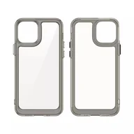 Etui i futerały do telefonów - Outer Space Case etui do iPhone 12 sztywny pokrowiec z żelową ramką czerwony - miniaturka - grafika 1
