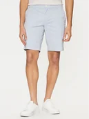 Spodenki męskie - Calvin Klein Szorty materiałowe Modern Twill K10K114063 Niebieski Slim Fit - miniaturka - grafika 1