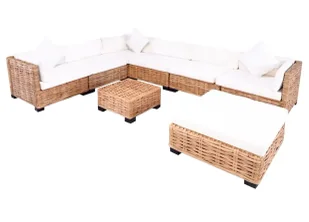8 częściowy zestaw wypoczynkowy z poduszkami E3-P70 - Meble ogrodowe - miniaturka - grafika 1