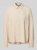 Bluzki damskie - Bluzka o kroju regular fit z długimi rękawami model ‘CARO’ - miniaturka - grafika 1