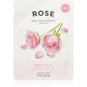 Maseczki do twarzy - Fresh It's SKIN It's Skin The Mask Sheet Maska w Płacie Rose ITSS-2659 - miniaturka - grafika 1