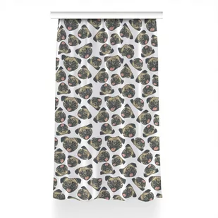 Gotowa zasłona na taśmę do sypialni 150x230 Mopsy, Fabricsy - Zasłony - miniaturka - grafika 1
