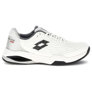 Męskie buty tenisowe Lotto Mirage 200 II Speed All White/All Black/Asphalt EUR 42 - Buty sportowe męskie Męskie buty tenisowe Lotto Mirage 200 II Speed All White/All Black/Asphalt EUR 42 - Buty sportowe męskie - miniaturka - grafika 1