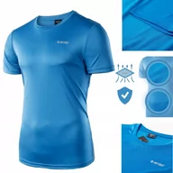Koszulki męskie - KOSZULKA MĘSKA HI-TEC SIBIC FRENCH BLUE KOSZULKA SPORTOWA ROZMIAR XXXL - miniaturka - grafika 1