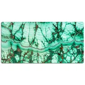 Podkładki na biurko - Mata ochronna z nadrukiem Marmur turkus 120x60 cm, Dywanomat - miniaturka - grafika 1