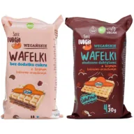 Ciastka - Super Fudgio Zestaw Wafelki z kremem: kakaowo-orzechowe, słodzone daktylem 2 x 120 g Bio - miniaturka - grafika 1