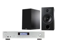 Zestawy stereo - Rotel A14 MkII (srebrny) + Tesi 3 (czarny) - miniaturka - grafika 1