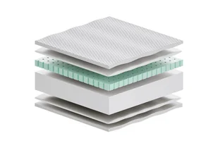 Materac Gaja 200x220 Piankowy T25 Lateks Średnio Twardy H2 Aloe Vera Antyalergiczny - Materace - miniaturka - grafika 1