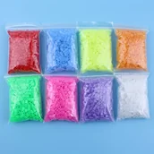 Inne - Zestaw Koralików Świecących w Ciemności - 500 szt., 8 Kolorów, 5mm Koraliki do Prasowania dla Biżuterii DIY i Rękodzieła - miniaturka - grafika 1