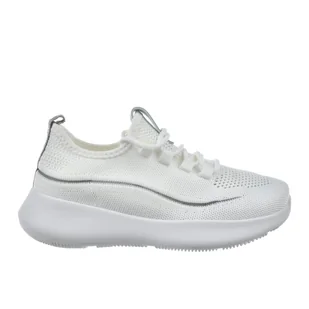 Sneakersy damskie półbuty Big Star NN274662 białe - Półbuty damskie - miniaturka - grafika 1