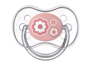 Canpol babies Canpol 22/581 Smoczek 6-18m silikonowy symetryczny NEWBORN BABY różowy 45345 - Smoczki uspokajające - miniaturka - grafika 1