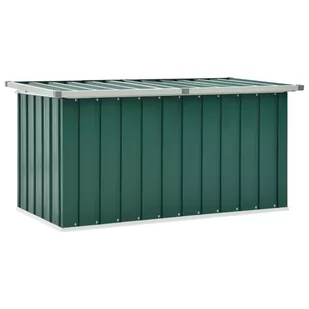 vidaXL Skrzynia ogrodowa do przechowywania, zielona, 129x67x65 cm vidaXL - Skrzynie ogrodowe - miniaturka - grafika 1