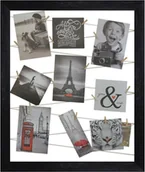 Ramki na zdjęcia - Galeria na zdjęcia 40 x 50 cm sznurkowa czarna - miniaturka - grafika 1