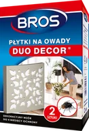 Zwalczanie i odstraszanie szkodników - Bros Sp z o.o płytki na owady DUO-DECOR 2szt 1358 - miniaturka - grafika 1