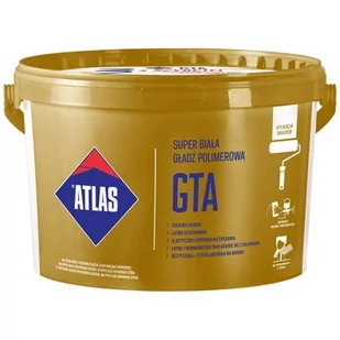 Gładź polimerowa Atlas GTA 25 kg, super biała - Gipsy i gładzie gipsowe - miniaturka - grafika 1