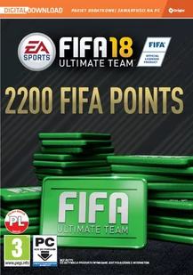 FIFA 18 2200 FIFA POINTS PC - Kody i doładowania cyfrowe - miniaturka - grafika 1