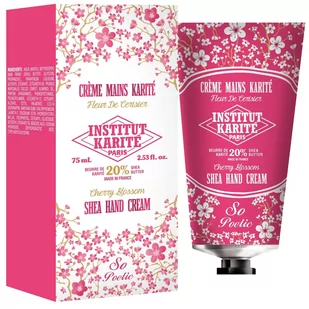 Institut Karite Institut Karite Shea Hand Cream Cherry Blossom krem do rąk 75 ml - Kremy i maski do rąk - miniaturka - grafika 1