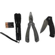 Nożyce i noże - ZESTAW SURVIVALOWY, LATARKA,NÓZ,MULTITOOL - miniaturka - grafika 1